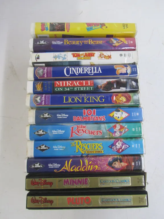 (12) Assorted VHS Movies