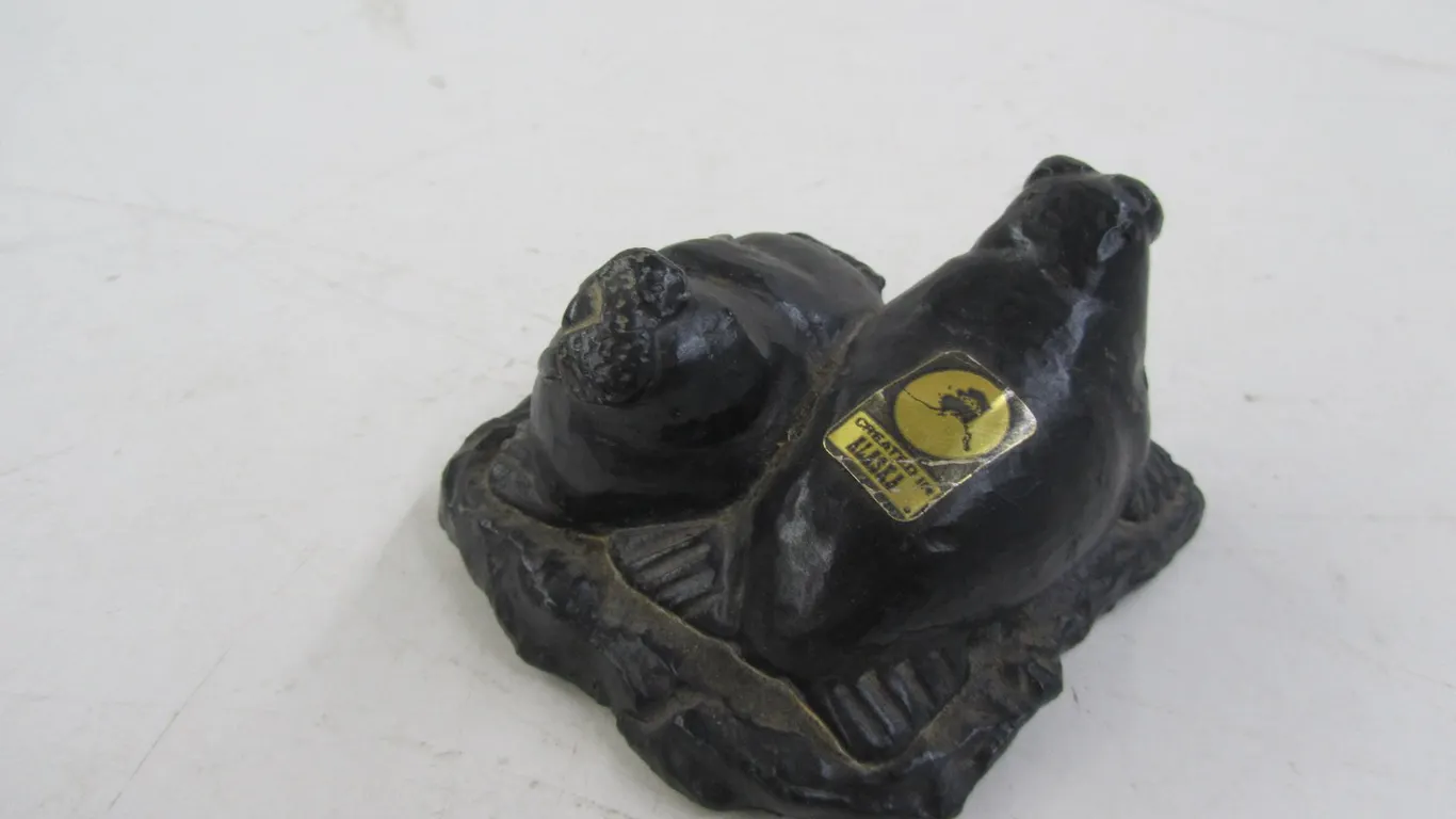 Hand Carved Walrus Figure