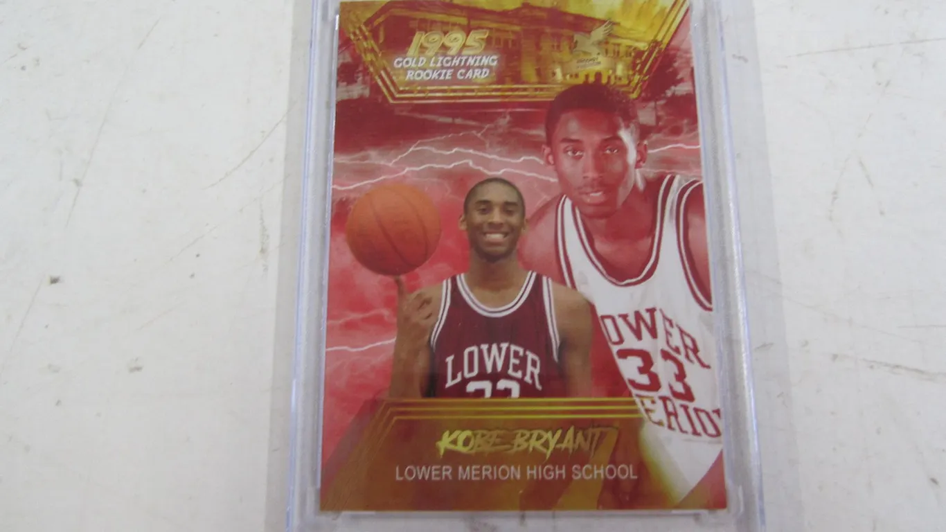 1995 Prodigy Phenom Kobe Bryant Gold Lightning Rookie Card