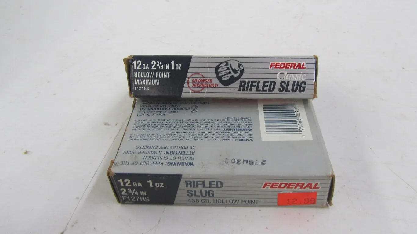 (10) 12ga 2-3/4" Rifled Slugs