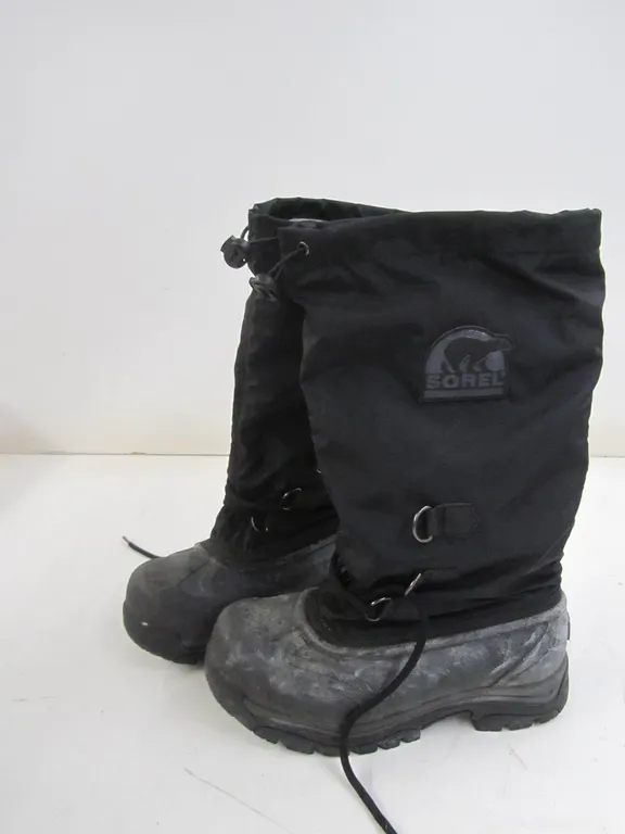 Pair Of Sorel Snowlion Boots