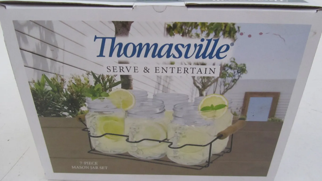 Thomasville Serve & Entertain 7pc. Mason Jar Set