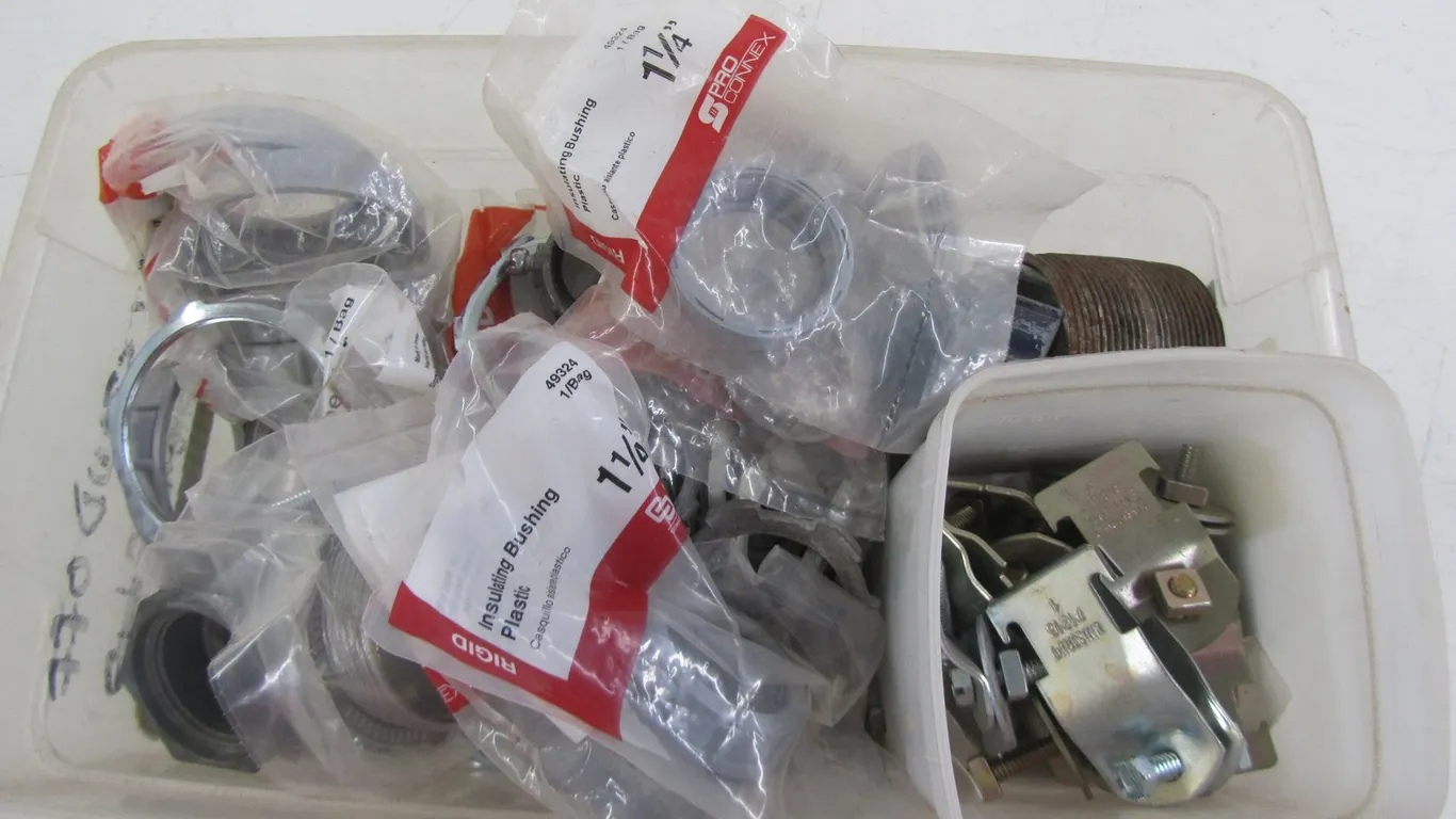 Lot Of Assorted Pipe Hardware