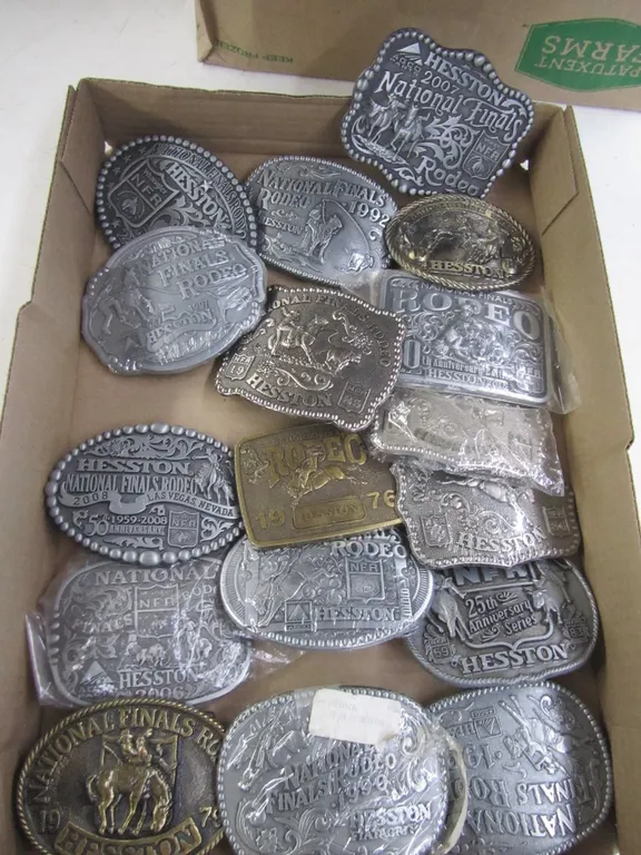 Lot Of Assorted Collectible Belt Buckles