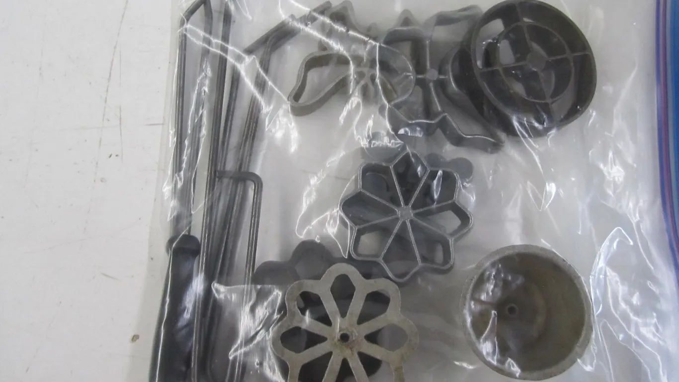 Lot Of Vintage Swedish Rosette Cookie Molds