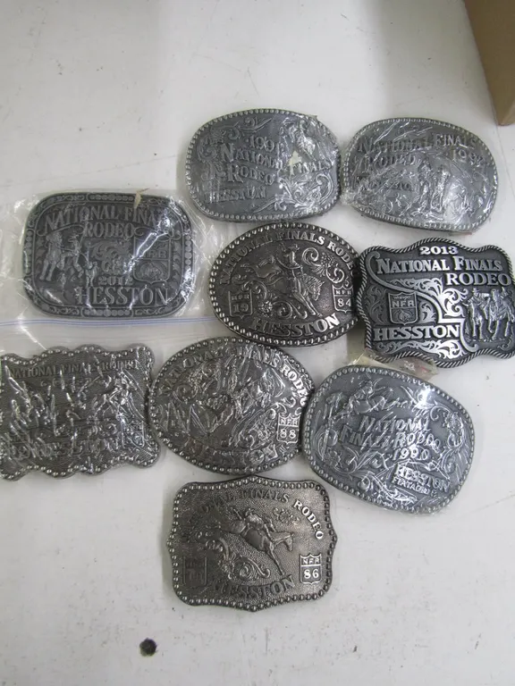 Lot Of Assorted Collectible Belt Buckles
