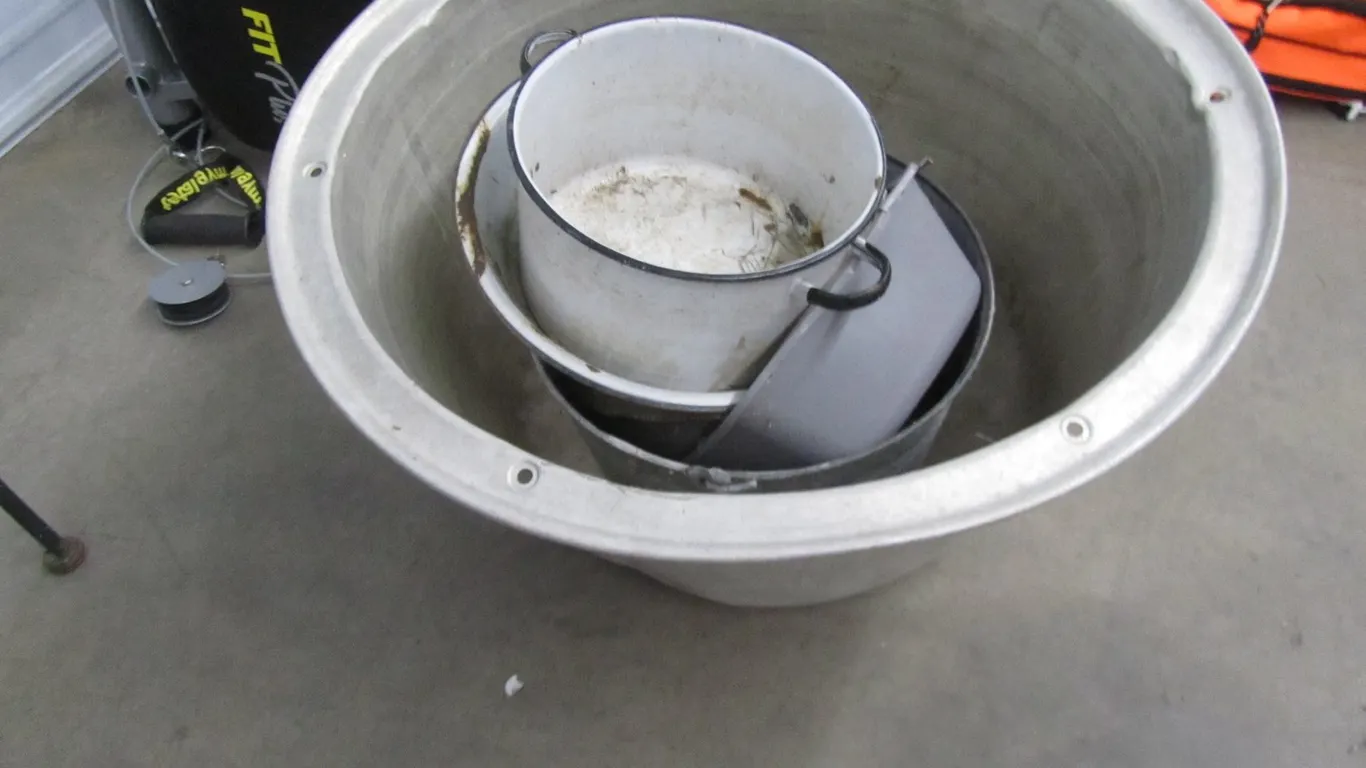 Galvanized Bucket, Porcelain Enamel Wash Tub, And More
