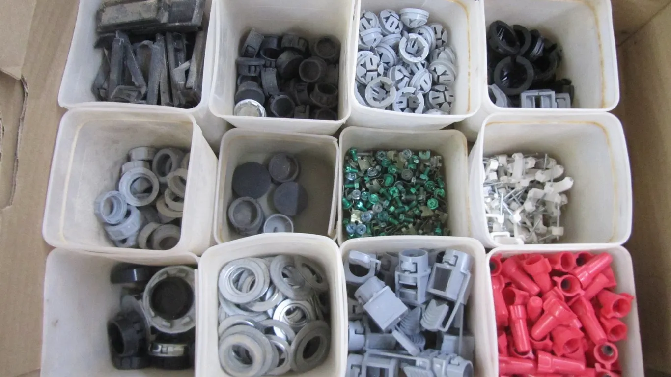 Box of Assorted Electrical Hardware