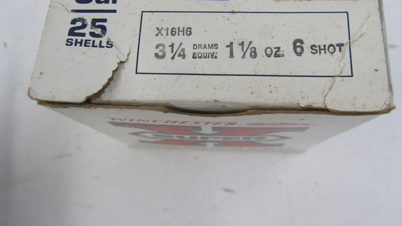 (25) 16ga 2-3/4" 6 Shot Rounds