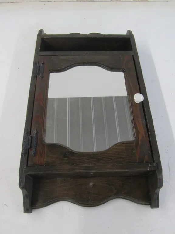 Vintage Wood Medicine Cabinet