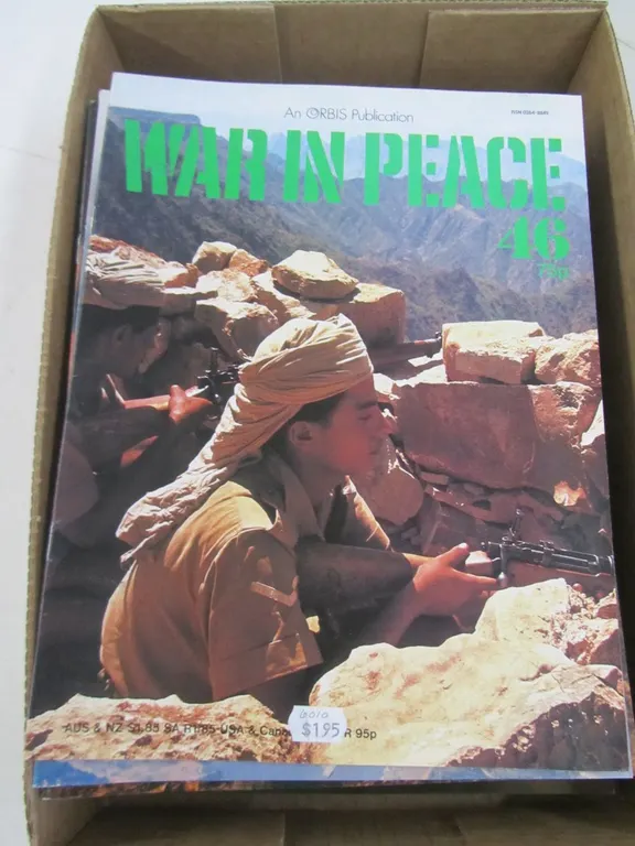 Flat Of Assorted War In Peace Magazines