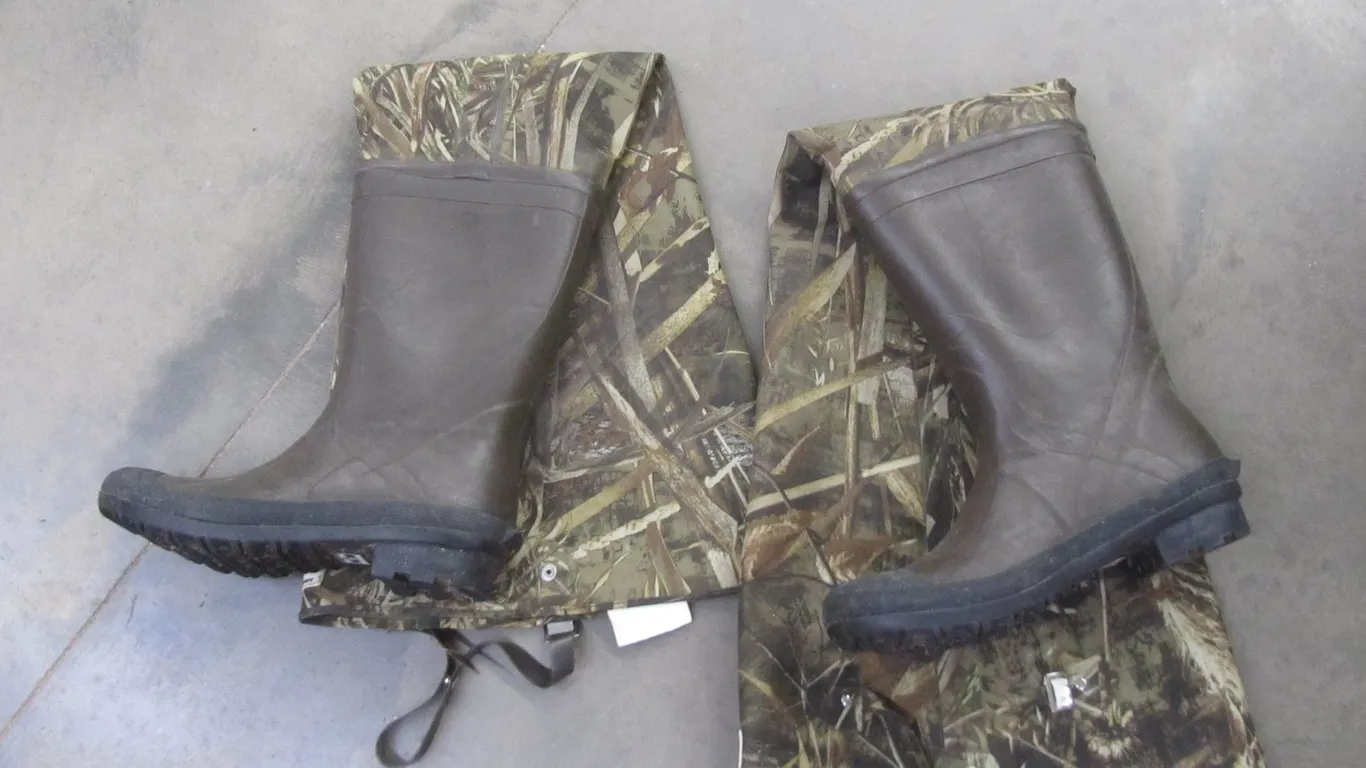 Pair Of Arctic Shield Steel Shank Hip Waders