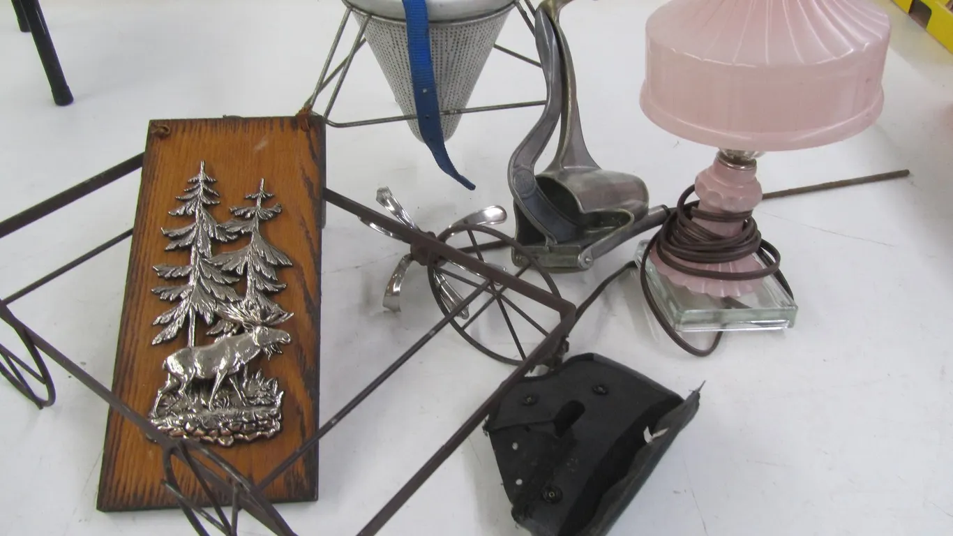 Box Of Assorted Home Furnishings