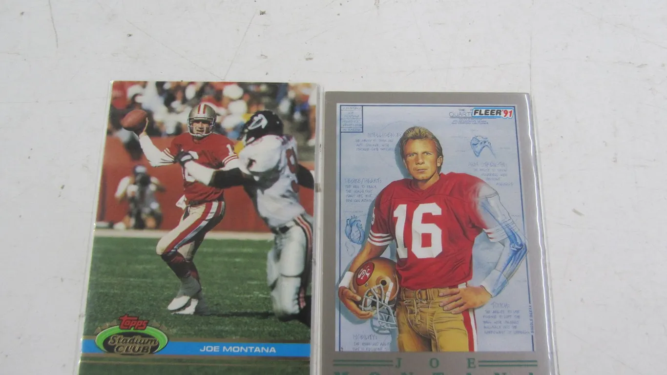 (2) Joe Montana Cards