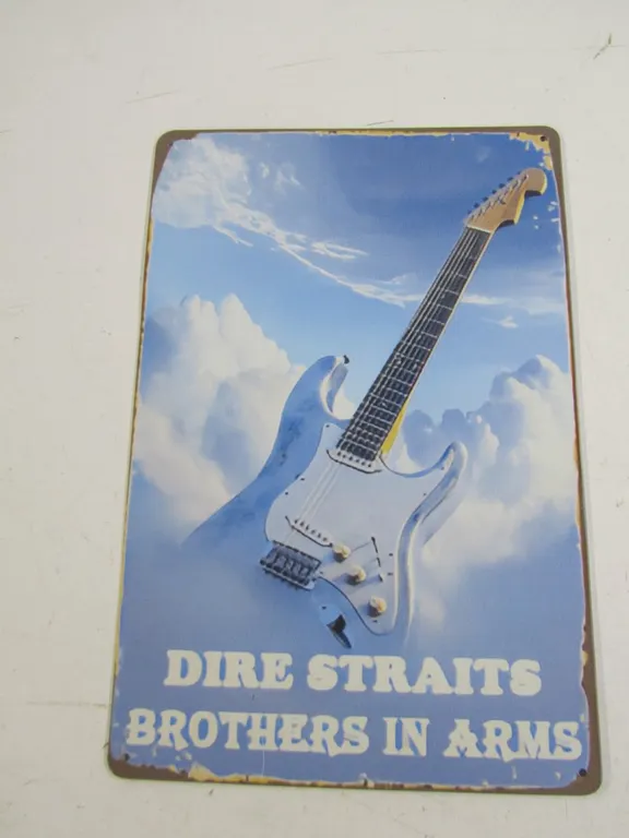 Metal Dire Straights Sign
