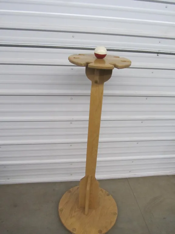 Wood Fishing Rod Holder