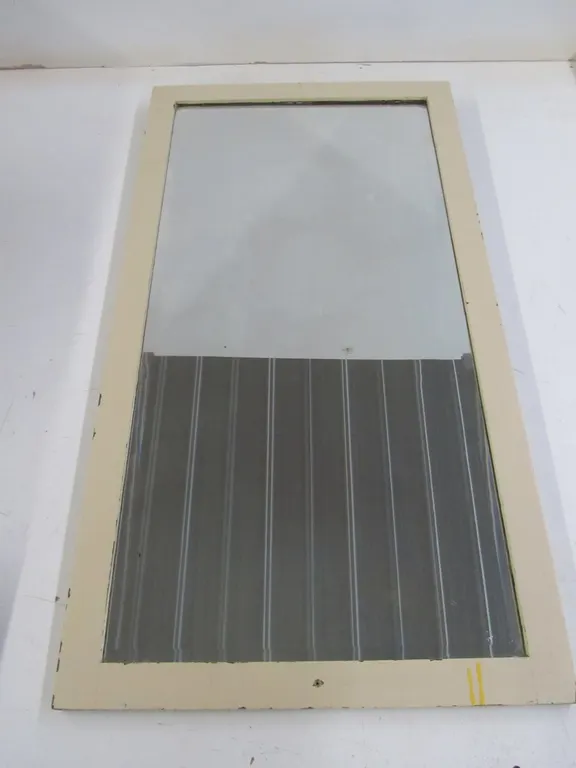 Beveled Mirror w/Wood Frame