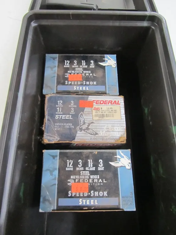 (67) 12ga 3" 3 Steel Shot Rounds