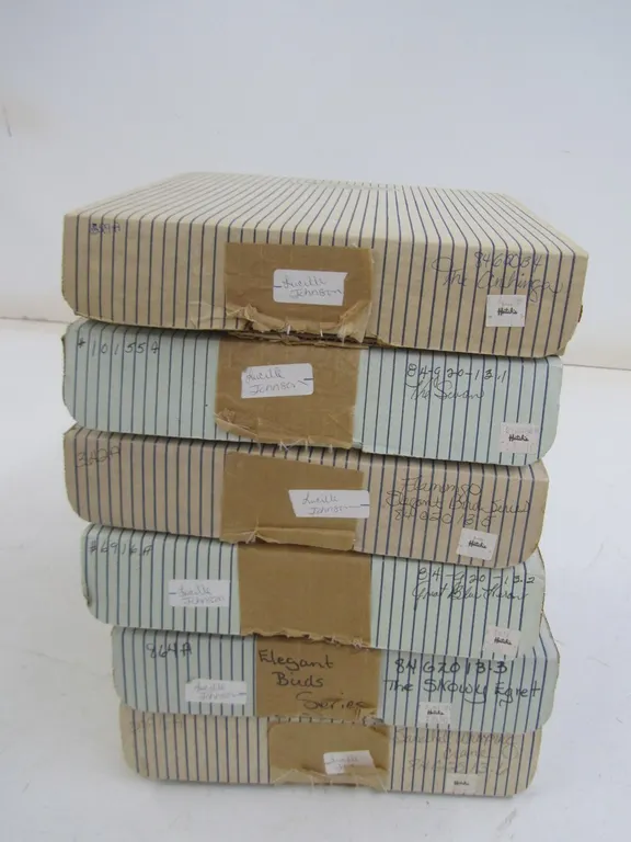 (6) W.S. George Elegant Birds Series Collector Plates