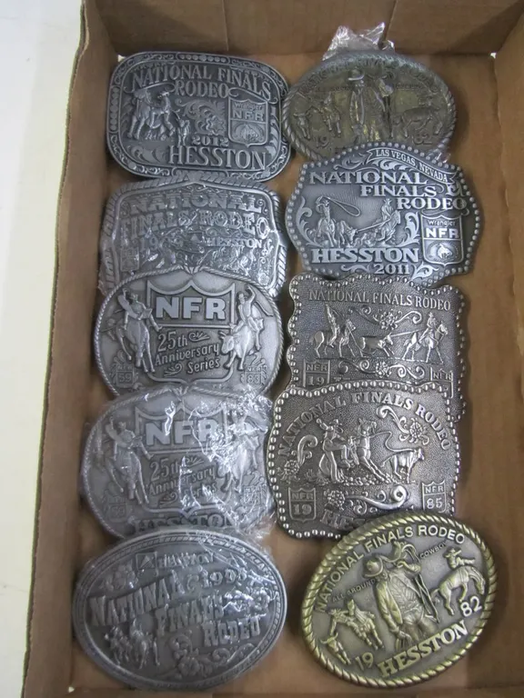 Lot Of Assorted Collectible Belt Buckles