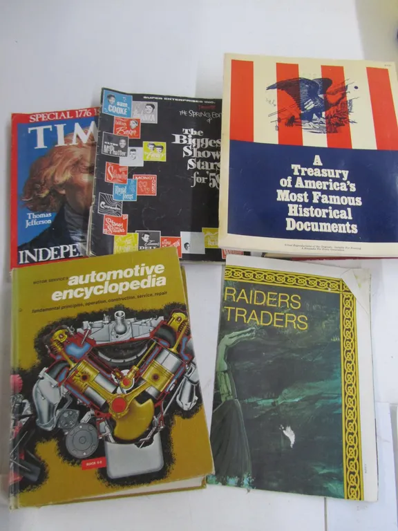 Lot Of Vintage Books, Magazines, Maps, And More