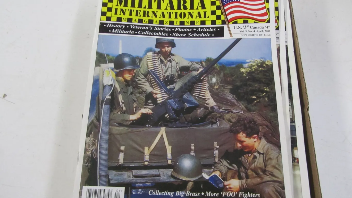 Flat Of Assorted Militaria International Magazines