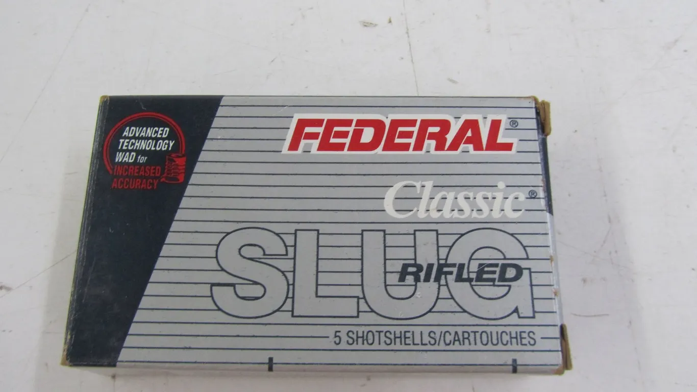 (5) 12ga 2-3/4" Rifled Slugs