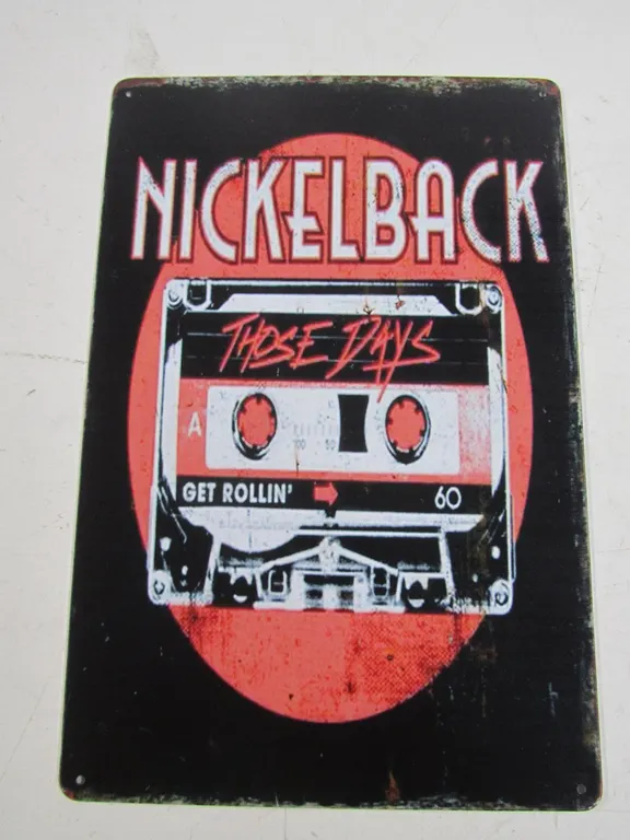 Metal Nickelback Sign