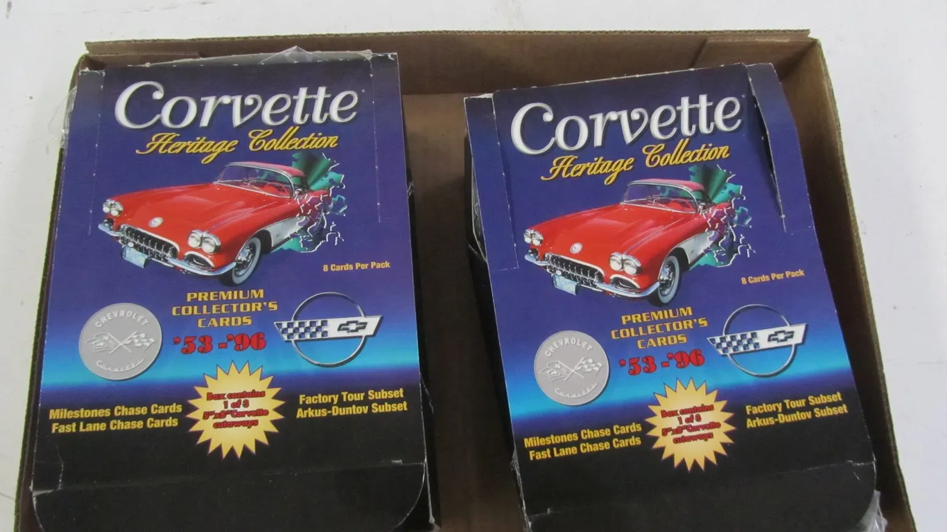 (9) Corvette Heritage Collection Card Sets