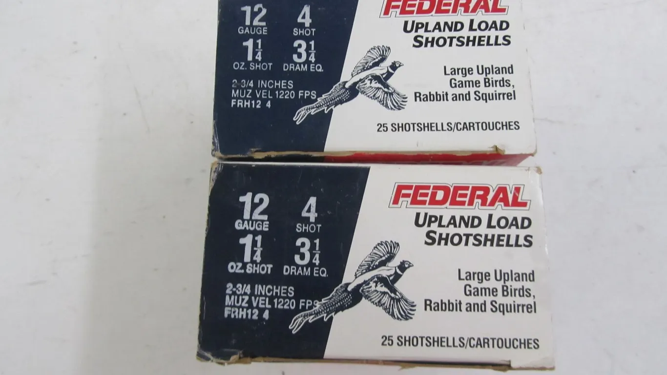 (50) 12ga 2-3/4" 4 Shot Rounds