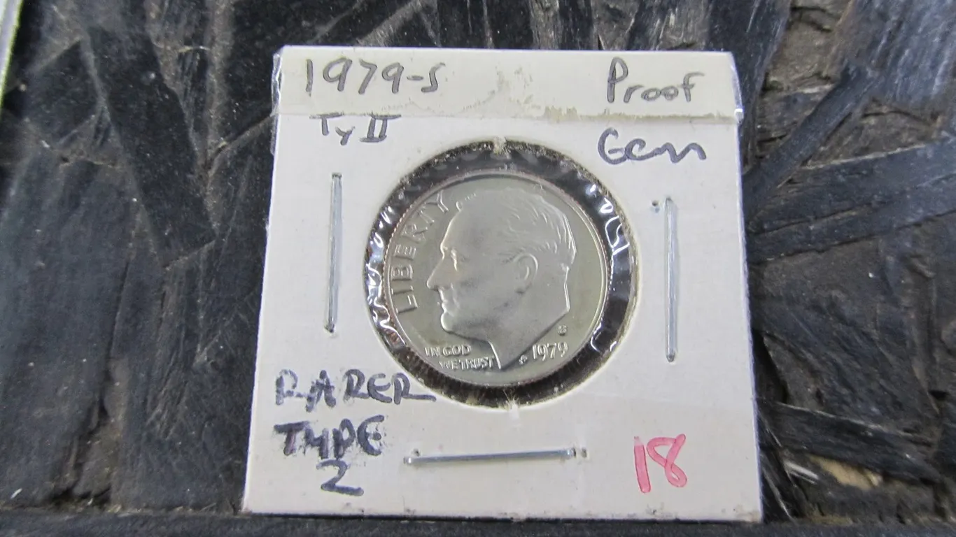 1979-S Type 2 Roosevelt Proof Dime