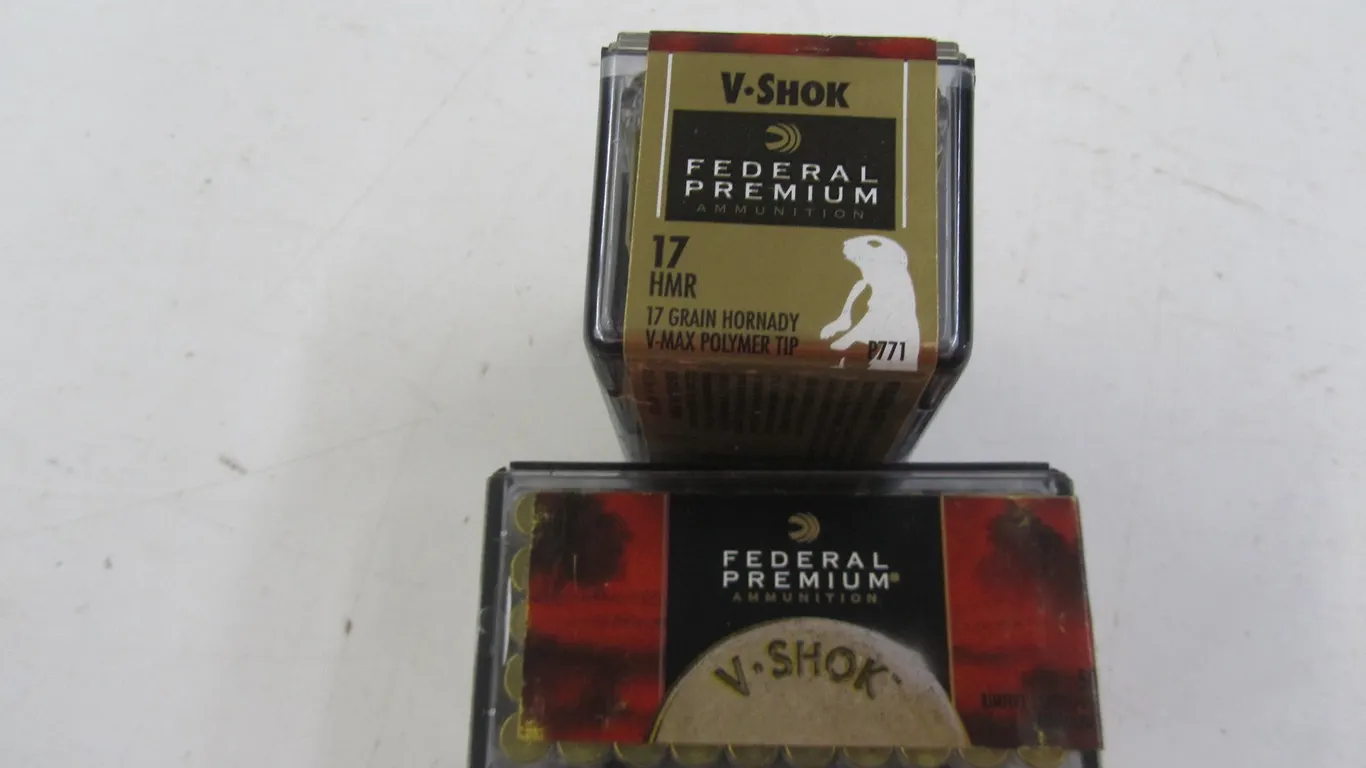 (100) 17 HMR Rounds