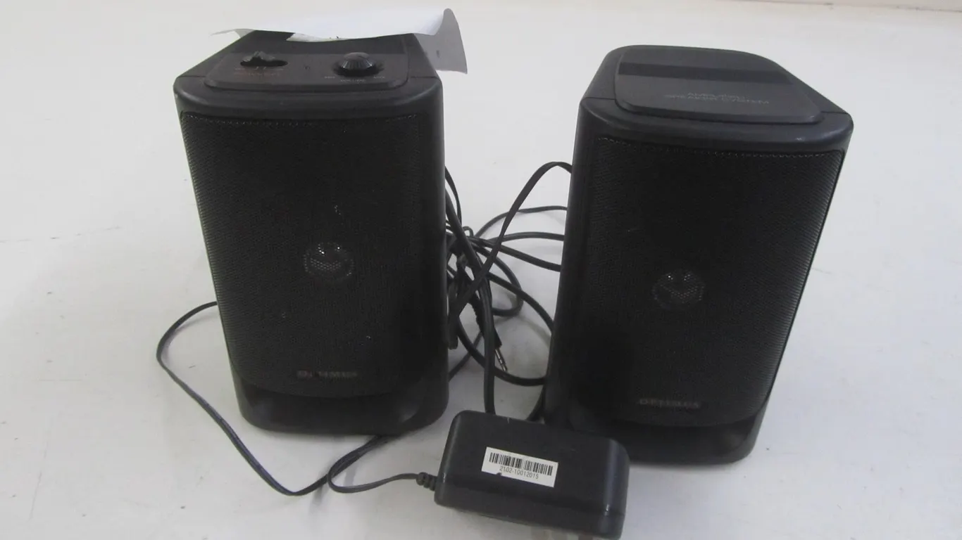 Pair Of Optimus Computer Speakers