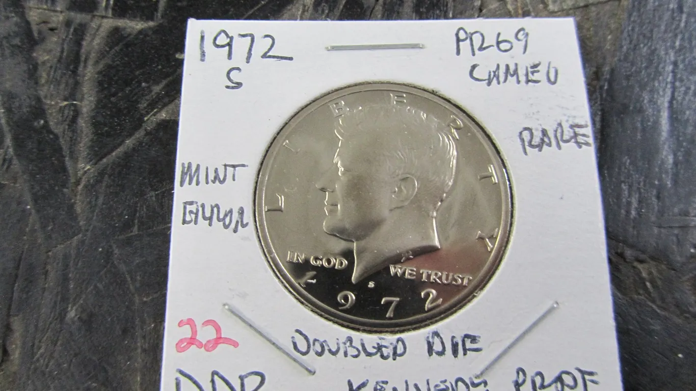 1972-S Mint Error Kennedy Half Dollar
