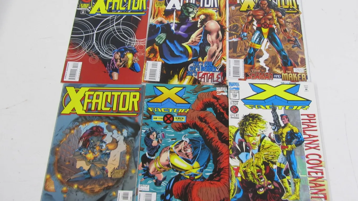 (6) Marvel X Factor Comics
