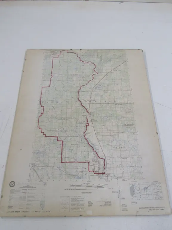 Camp Ripley & Vicinity Area Map