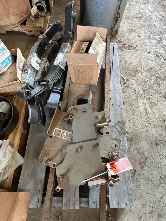 (4) Trailer Suspensions Leaf Springs and Hitch Components