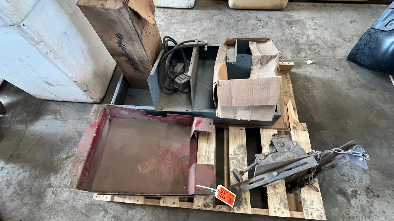 Pallet with Electrical Enclosures and Wiring