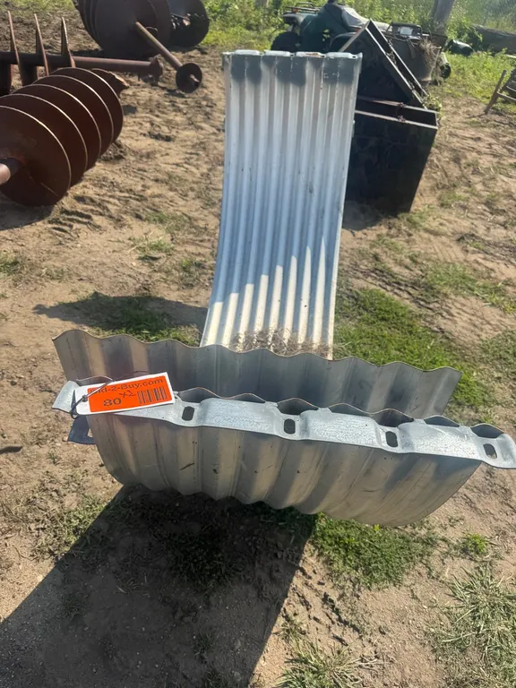 (2) 77" x 2' Galvanized Retainer