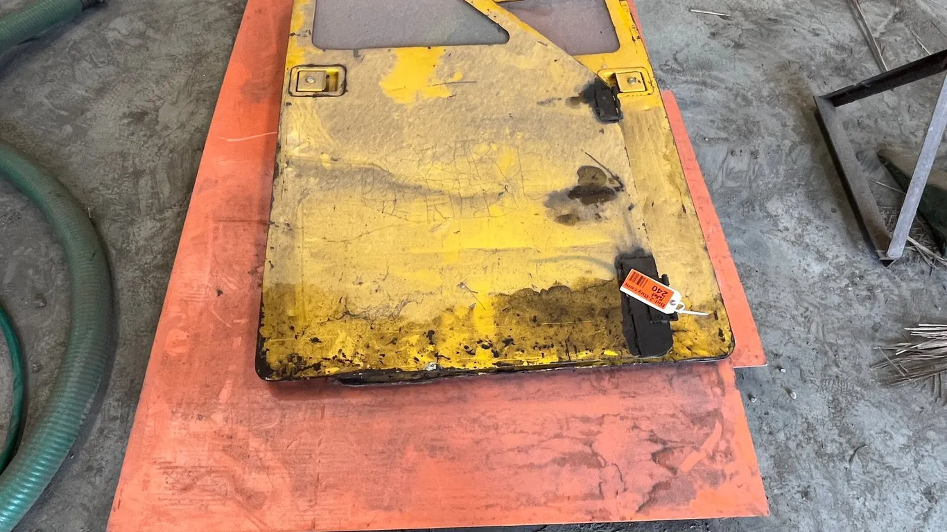 (2) Bombardier Doors and Plastic Sheets