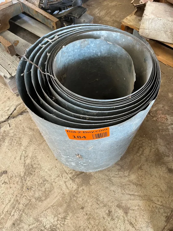 14" Roll of Galvanized Sheet Metal