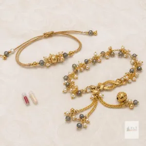 NEW Bhaiya Bhabhi Rakhi & Lumba Bracelet Set with Kumkum and Rice