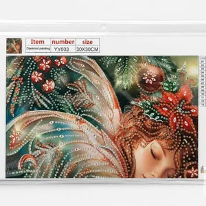 Diamond Painting Kit YX033 – 12"x12" Sleeping Fairy Design