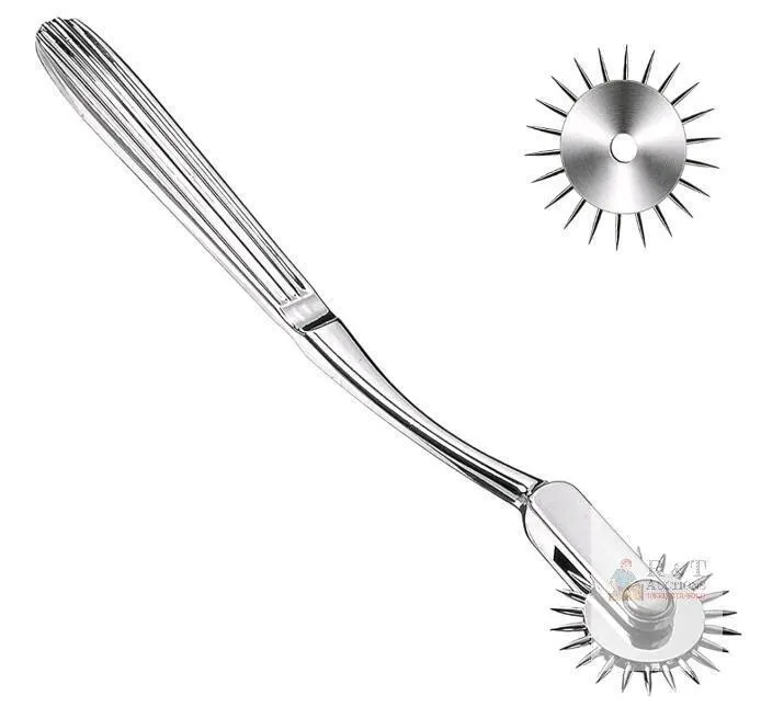 Wartenberg Neuro Pinwheel, Stainless Steel, 1.18" Wheel, 7.28" Length, Neurological Diagnostic Tool