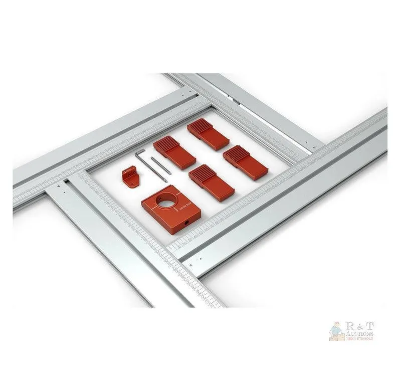 NEW SpeTool SP-EZ500 2-in-1 Adjustable Router Jig & Circle Cutting Template, Aluminum