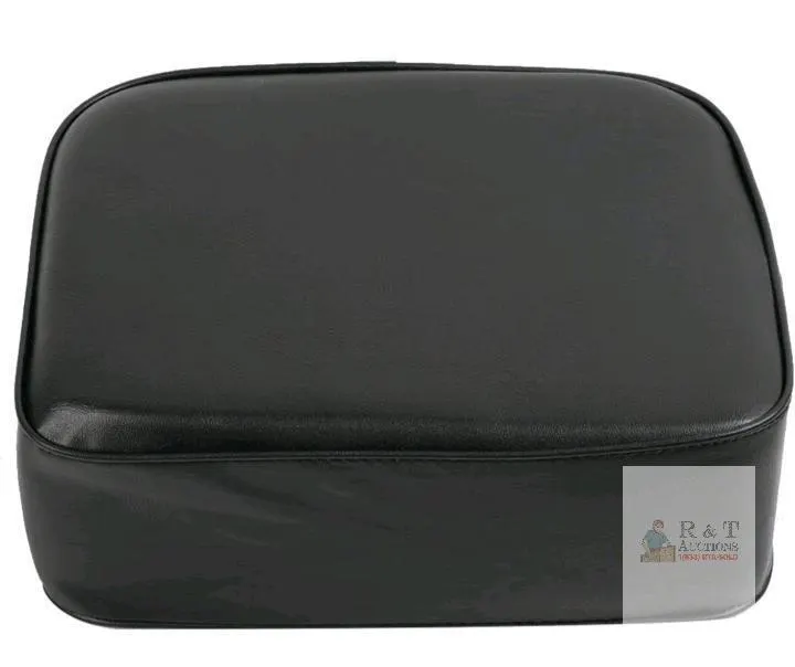 Black Padded Protective Carrying Case 15"x12"x7" Faux Leather Zippered Storage Box