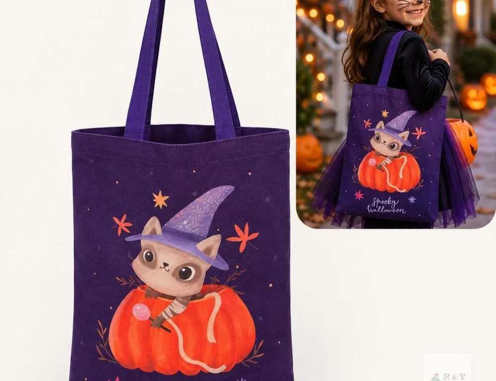 New Canvas Bag- Spooky Halloween