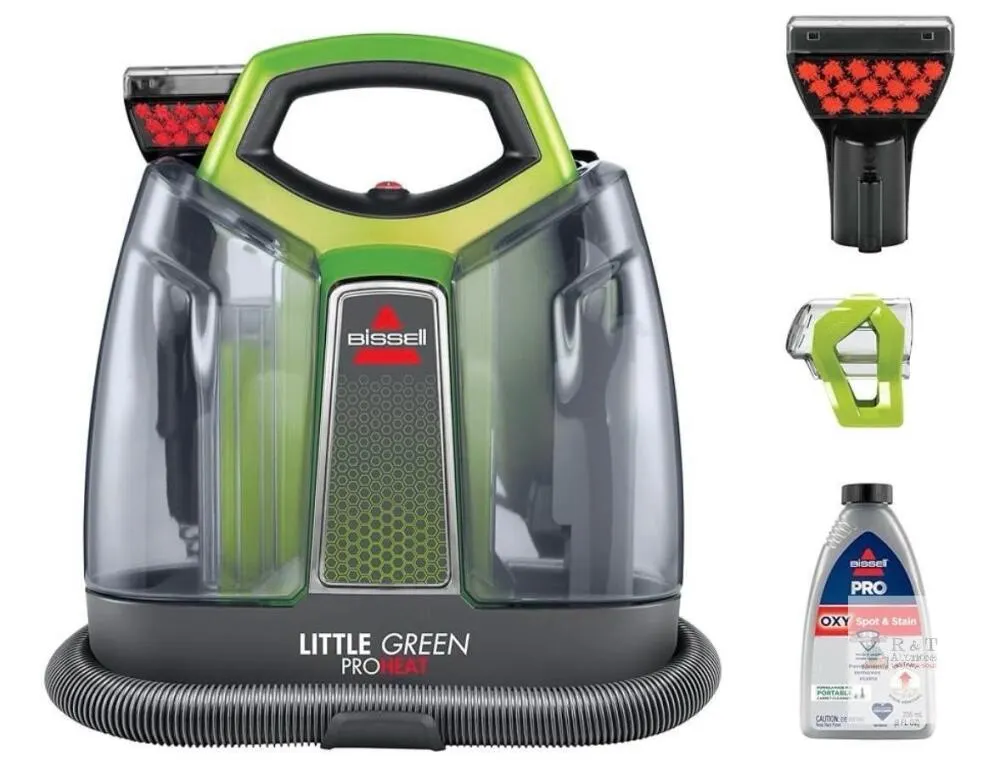 Bissell Little Green ProHeat 2513B Carpet Upholstery Cleaner, 3" Tool, 37oz Tank, 15ft Cord