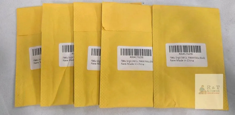 Black Case Compatible With Samsung Galaxy Z Fold5 F946L/F946W/F946a Single SIM, 5-Pack, New