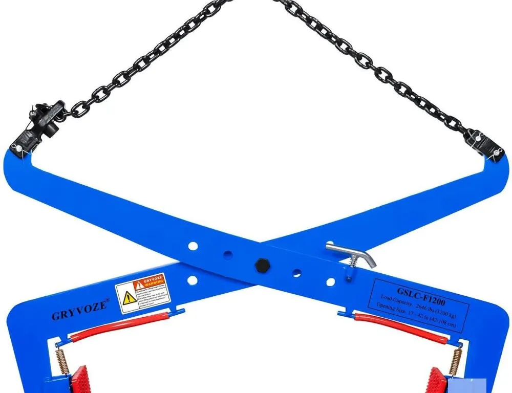 New Retail $568 GRYVOZE 1200 kg Stone Lifting Clamp, 42-108 cm Adjustable Opening | Heavy Duty Granite Slab Lifting Clamp for Vertical Transport of C